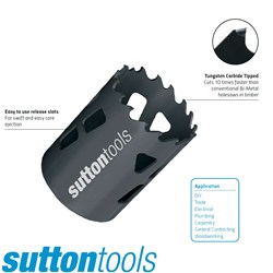 SUTTON HOLESAW TCT 25MM