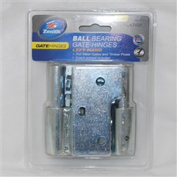 GATE HINGE WOOD POST LEFT PK2