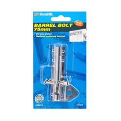 BARREL BOLT CHROME 75MM
