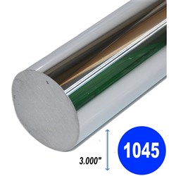 HARD CHROME ROUND 1045 3.000"