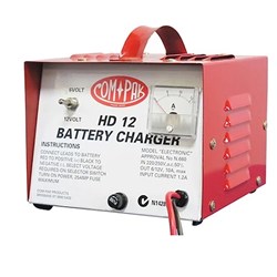 COM-PAK 6&12V BATTERY CHARGER