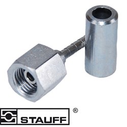 TEST HOSE END BSPP-F 1/4 180'