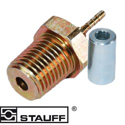 TEST HOSE END NPT-M 1/4 180'