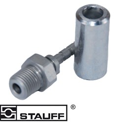 TEST HOSE END NPT-M 1/8 180'