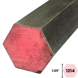 BRIGHT HEX BAR 1214 1.125"