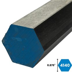 4140 BRIGHT HEX BAR 0.875"