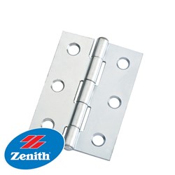 BUTT HINGE 70MM FIXED PIN ZINC