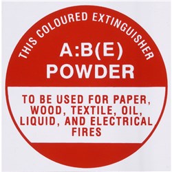 AB (E) POLY SIGN 190MM X 190MM