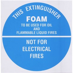 FOAM POLY SIGN 190MM X 190MM