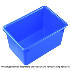 PLASTIC CONTAINER BLUE 27LTR