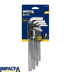 IMPACT-A HEX KEY SET LONG 9PC