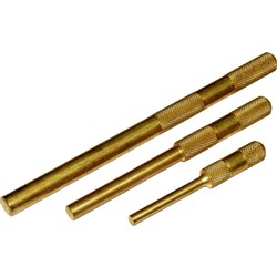 BRASS PIN PUNCH SET 3PC