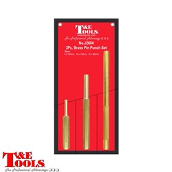 BRASS PIN PUNCH SET 3PC