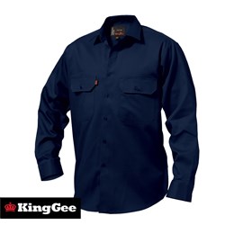 LONG SLEEVE SHIRT NAVY LRG