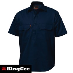 SHORT SLEEVE SHIRT NAVY 2XL