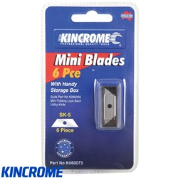 KINCROME MINI KNIFE BLADES 6PK