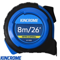 KINCROME TAPE MEASURE 8M-26FT