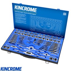 KINCROME TAP & DIE SET 87 PCE
