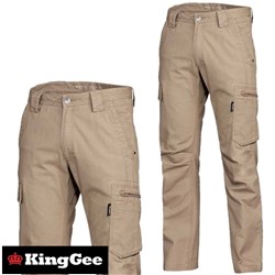 NARROW TRADIE PANTS KHAKI 107R