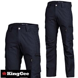NARROW TRADIE PANTS NAVY 107R