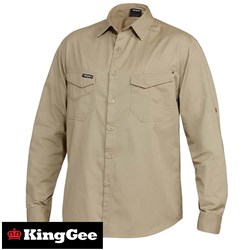 KING GEE MENS TRADIE SHIRT M