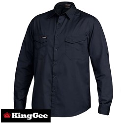 KING GEE MENS TRADIE SHIRT L