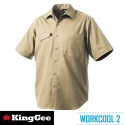 WORKCOOL 2 KHAKI S/S SHIRT 3XL