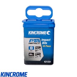 IMPACT BIT PH#2 25MM 10 PCK