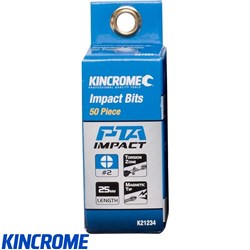 IMPACT BIT PH#2 25MM 50 PCK