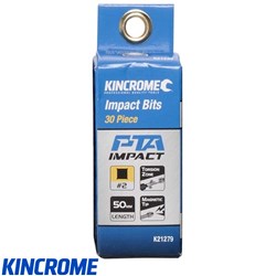 IMPACT BIT SQ#2 50MM 30 PCK