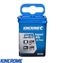 IMPACT BIT HEX 5MM 25MM 30 PCK