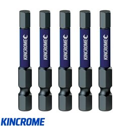 IMPACT BIT HEX 5MM 50MM 5 PCK