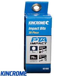 IMPACT BIT HEX 5MM 75MM 20 PCK