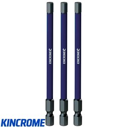 IMPACT BIT HEX 5MM 100MM 3 PCK