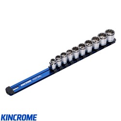 KINCROME 3/8" SOCKET RAIL SET