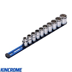 KINCROME 1/2" SOCKET RAIL SET