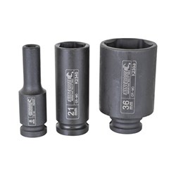 DEEP SOCKET 6PT 1/2 DRIVE 22MM