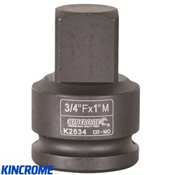 ADAPTOR 3/4 FEMALE  X 1" MALE