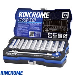 KINCROME LOK-ON SOCKET SET 13P