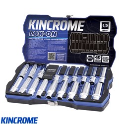 KINCROME LOK-ON SOCKET SET 13P