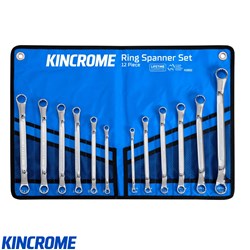 RING SPANNER SET 12PC MET/AF