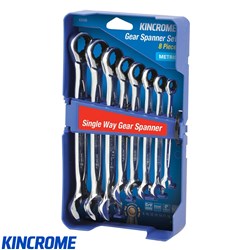 GEAR SPANNER SET 8PC METRIC