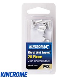 KINCROME M3 RIVET NUT INSERT