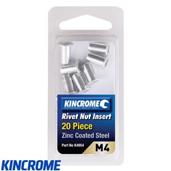KINCROME M4 RIVET NUT INSERT