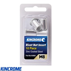 KINCROME M8 RIVET NUT INSERT