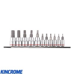 KINCROME HEX SOCKET SET AF