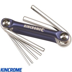KINCROME FOLDING HEX KEY SET