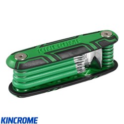 KINCROME FOLDING HEX KEY SET