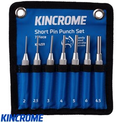 KINCROME SHORT PIN PUNCH SET