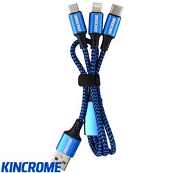 KINCROME CHARGING CABLE 3 IN 1